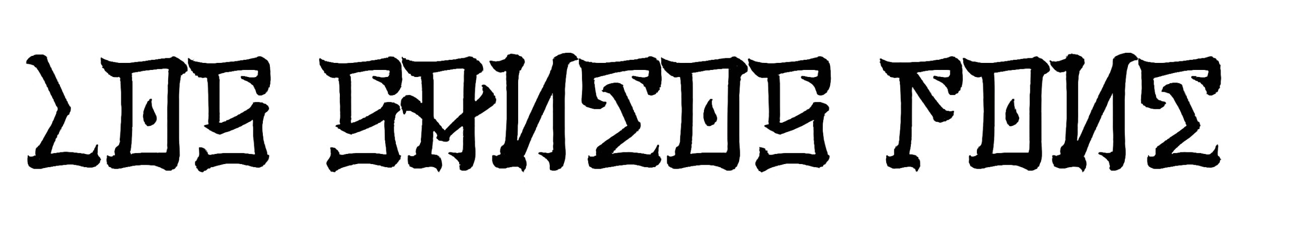Los Santos Font free download