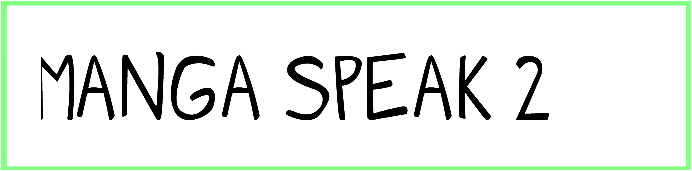Manga Speak 2 Font free download