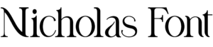 Nicholas Font Download