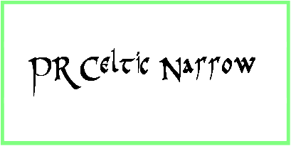 PR Celtic Narrow font free download