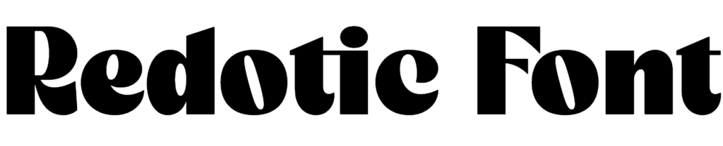 Redotic Font Download