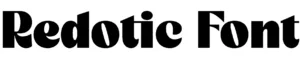 Redotic Font Download