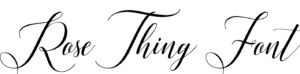 RoseThing Font Download