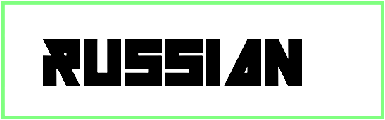 Russian Bold Font free download