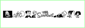 Simpsons Mm Font free download