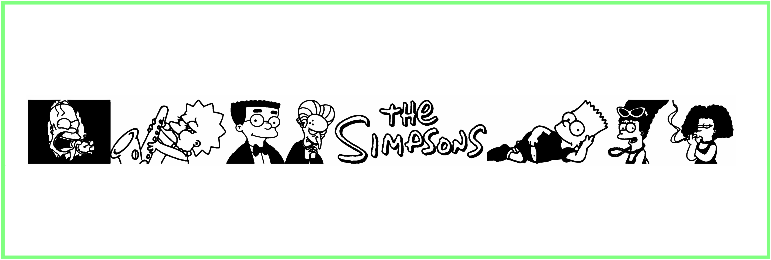 Simpsons Mm Font free download