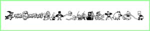 Simpsons Treehouse of Horror Font free download