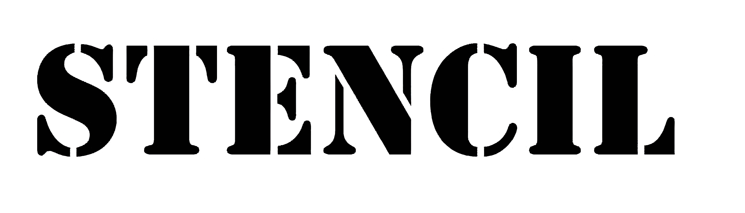 Stencil font free download