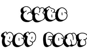 Zybo Pop Font download