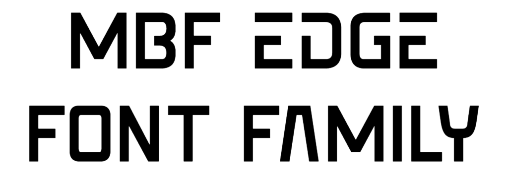 MBF Edge Font Family Download