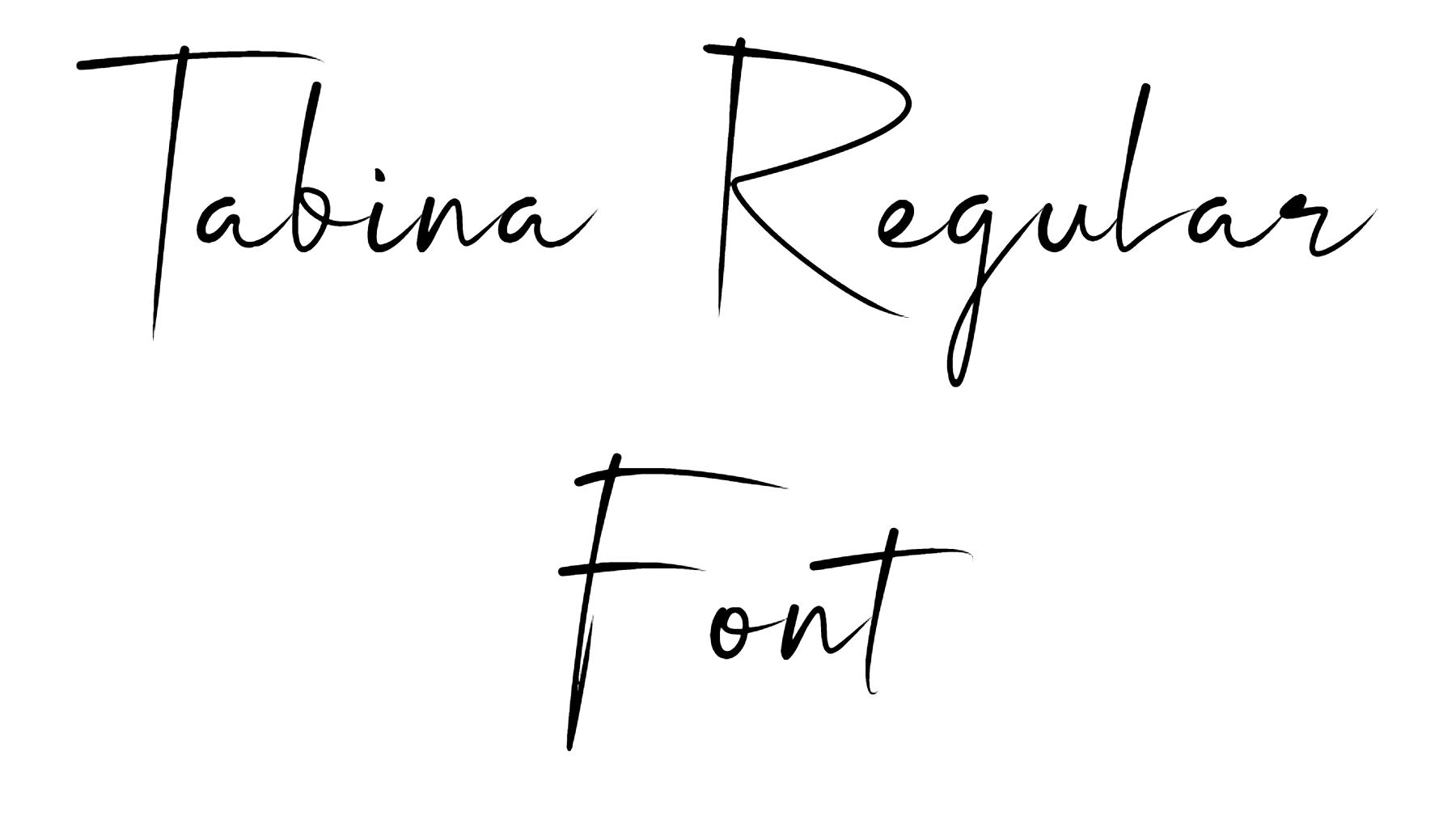 Tabina Regular Font Download
