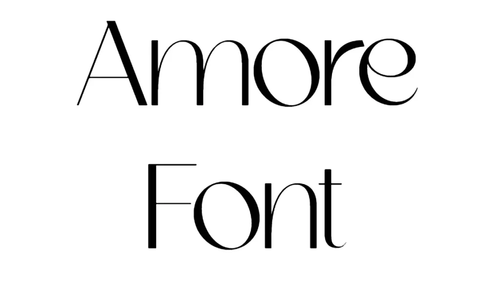 Amore Font download