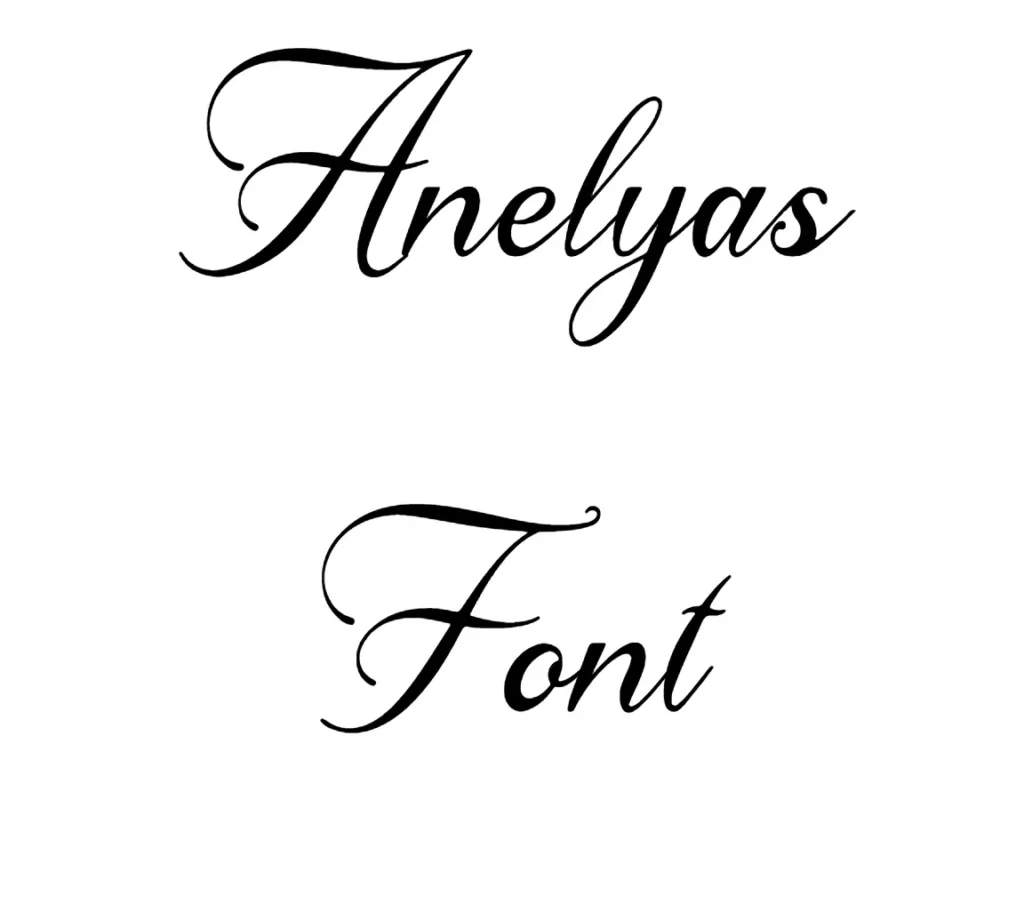Anelyas Font
