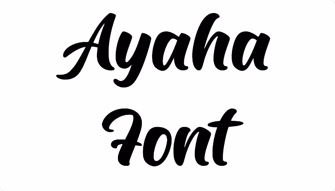 Ayaha Font download