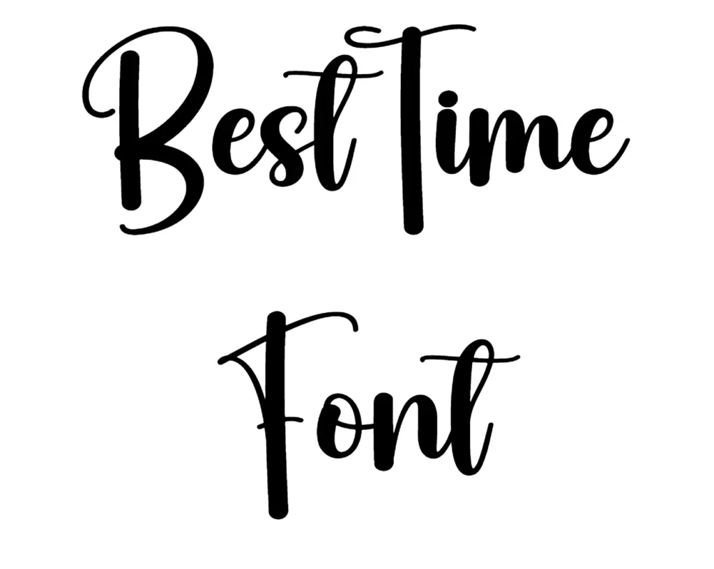 BestTime Font