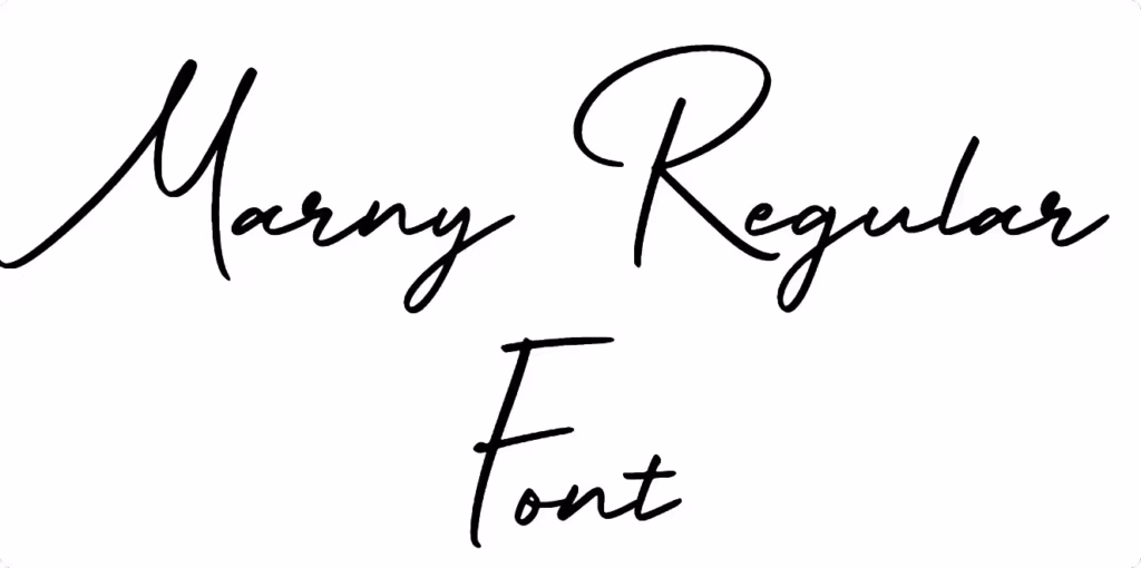 Marny Regular Font