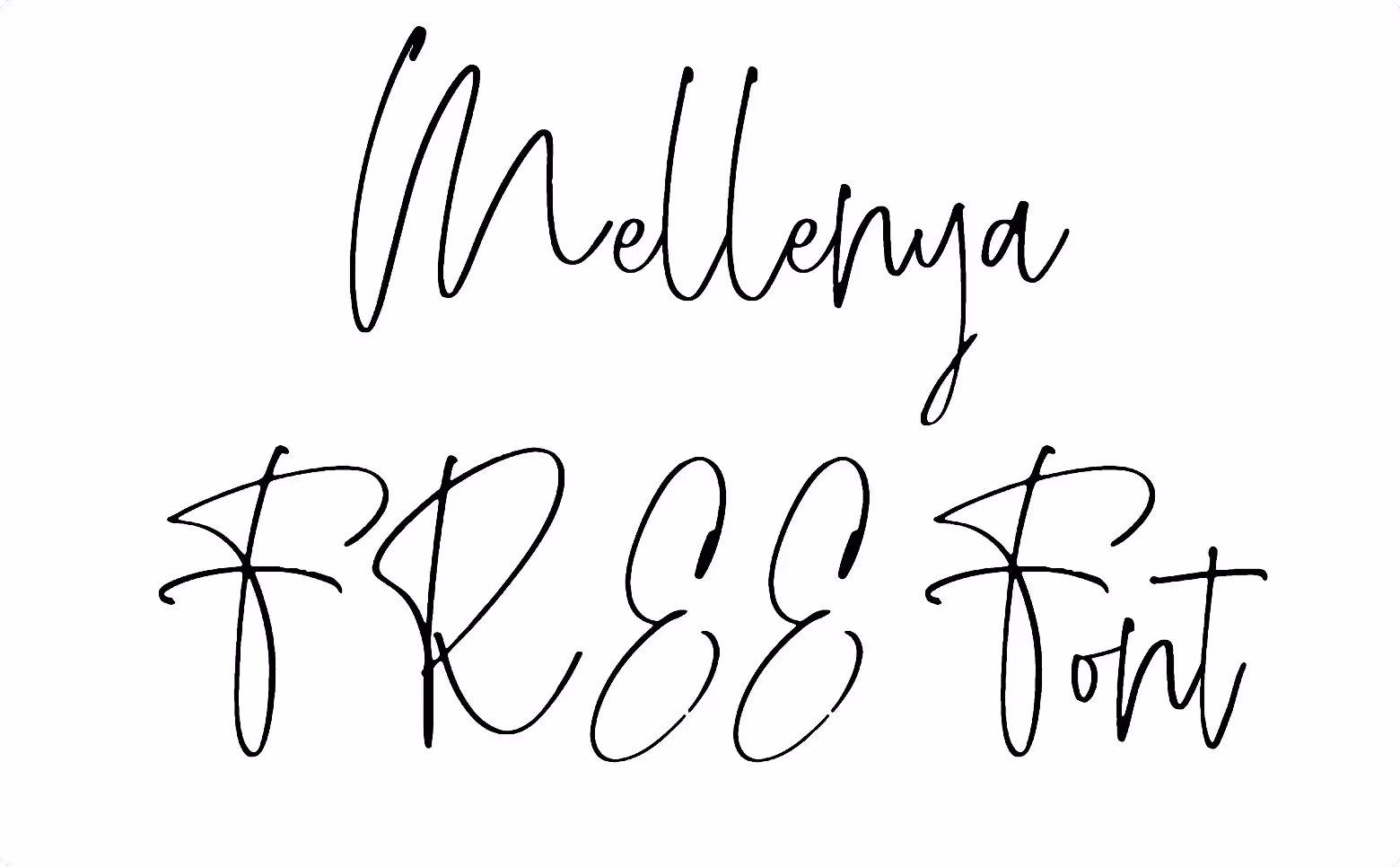 Mellenya FREE Font download