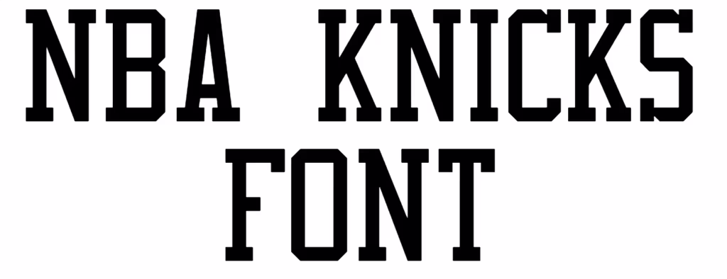 NBA Knicks Font