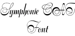 Symphonie CAT Font