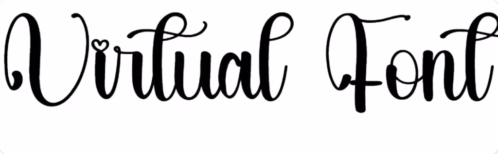 Virtual Font download