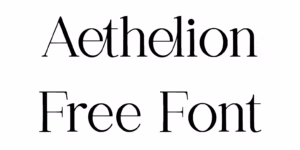 Aethelion Free Font