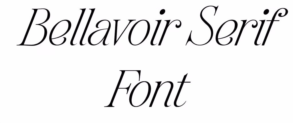 Bellavoir Serif Font