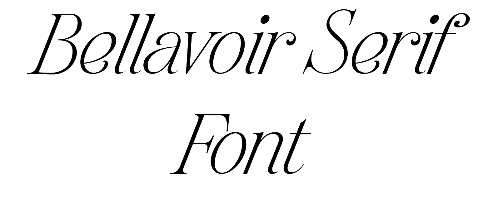 Bellavoir Serif Font