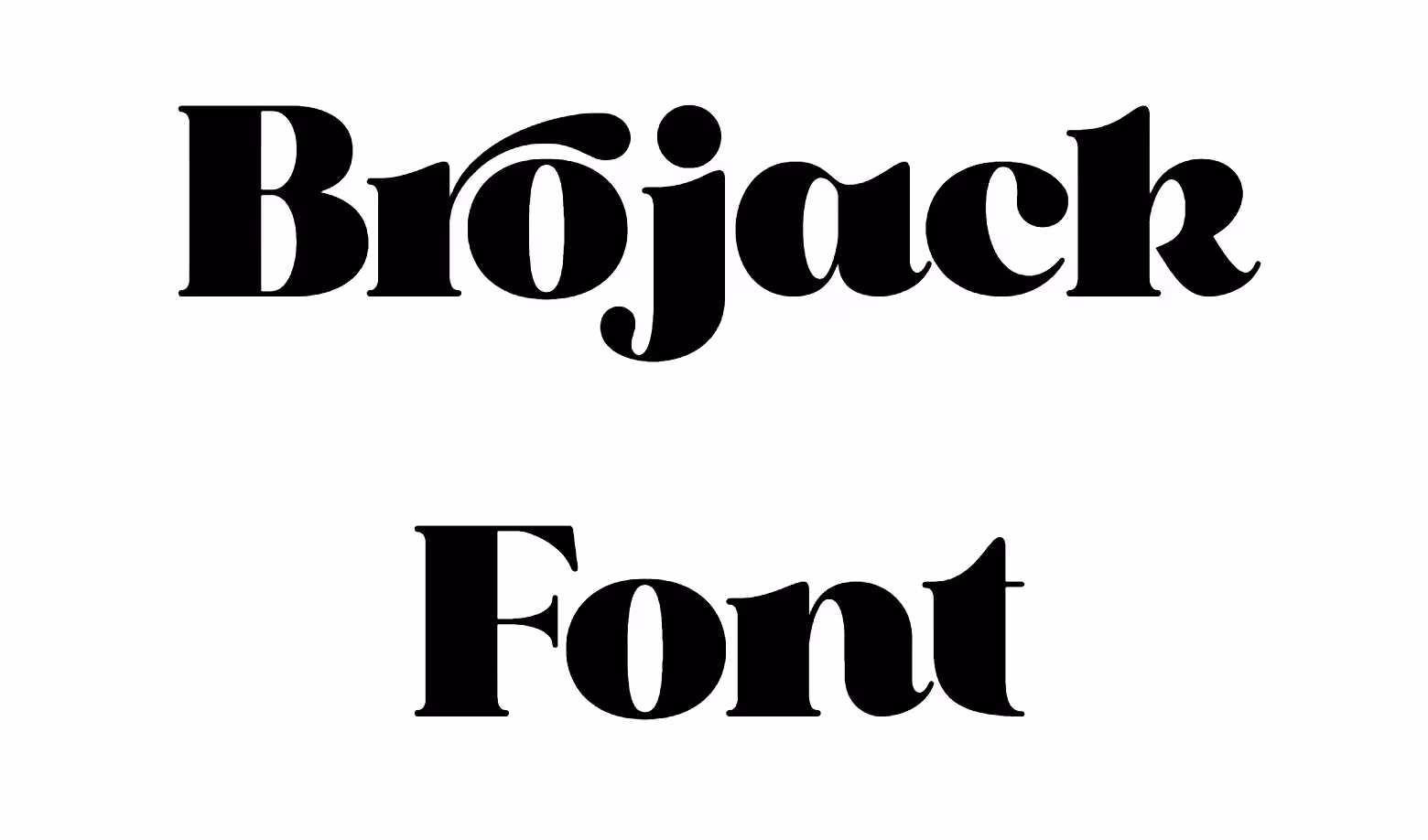 Brojack Font