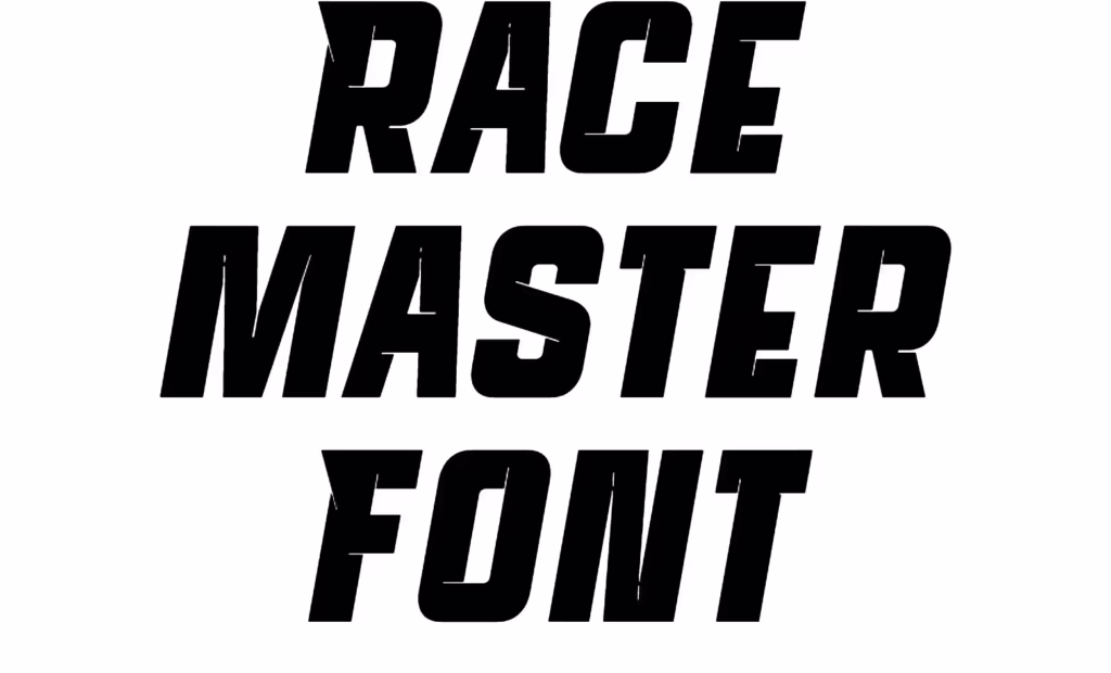 Race master Font