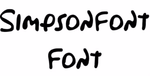Simpsonfont Font