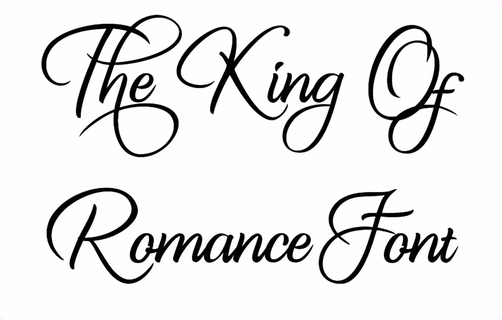 The King & Queen Font