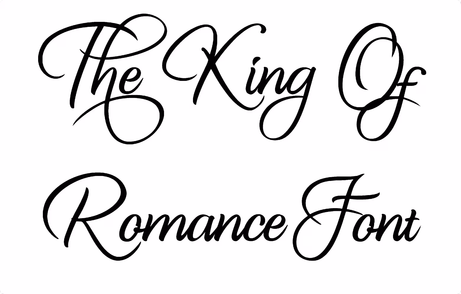 The King & Queen Font