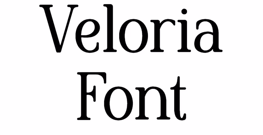 Veloria Font